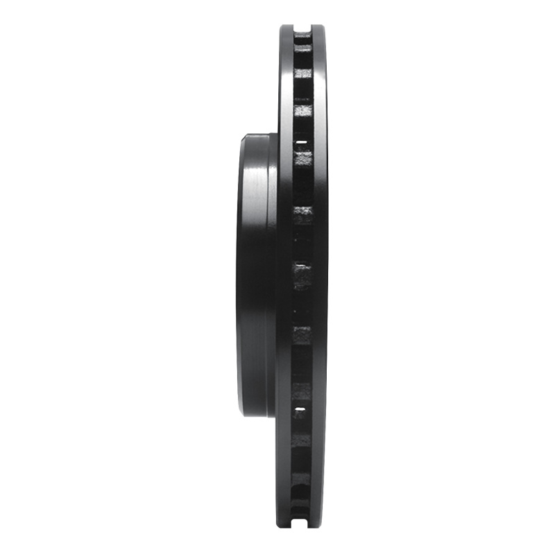 Mercedes-Benz C280 Brake Rotor (1) - Front Right - R1 Concepts - Drilled & Slotted - Black - `96-`15